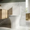Унитаз-компакт Azario Кона AZ-1315A цвет Белый с бачком и сиденьем Микролифт