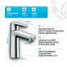 Смеситель для раковины Hansgrohe Talis E 71712000 Хром латунь