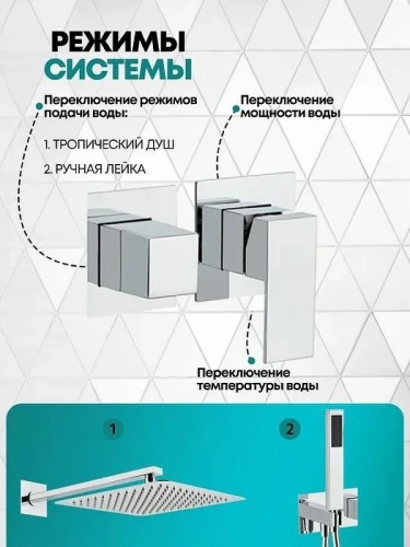 Душевая система Grocenberg GB5080CR Хром
