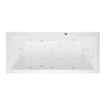 Акриловая ванна Excellent Heaven Slim 170x75 WAEX.HEV17S.ULTRA.BR цвет Белый с гидромассажем форсунки Бронза