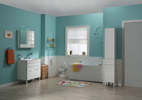 Шкаф пенал Aquanet Верона 35 L 187316 с корзиной для белья Белый МДФ / ЛДСП, нестандартный материал