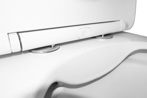 Унитаз компакт Azario Anteo Round AZ-1219A цвет Белый с бачком и сиденьем Микролифт