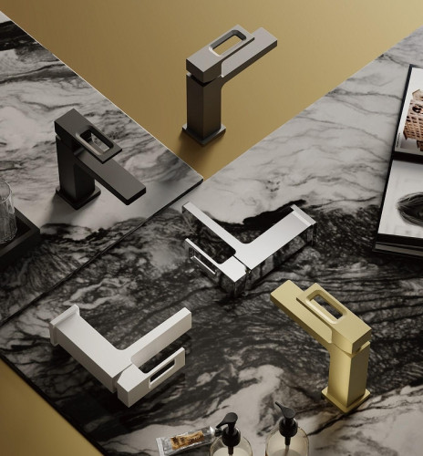 Смеситель для раковины Belz B658-8 B10658-8 цвет Белый