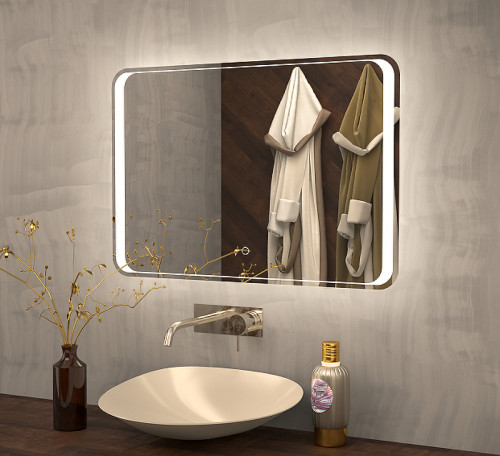 Зеркало Art&amp;Max Elegant 100 AM-Ele-1000-800-DS-F с подсветкой с сенсорным выключателем