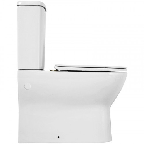 Унитаз компакт BelBagno Energia BB8134CPR/SC без бачка с сиденьем Микролифт фаянс напольный