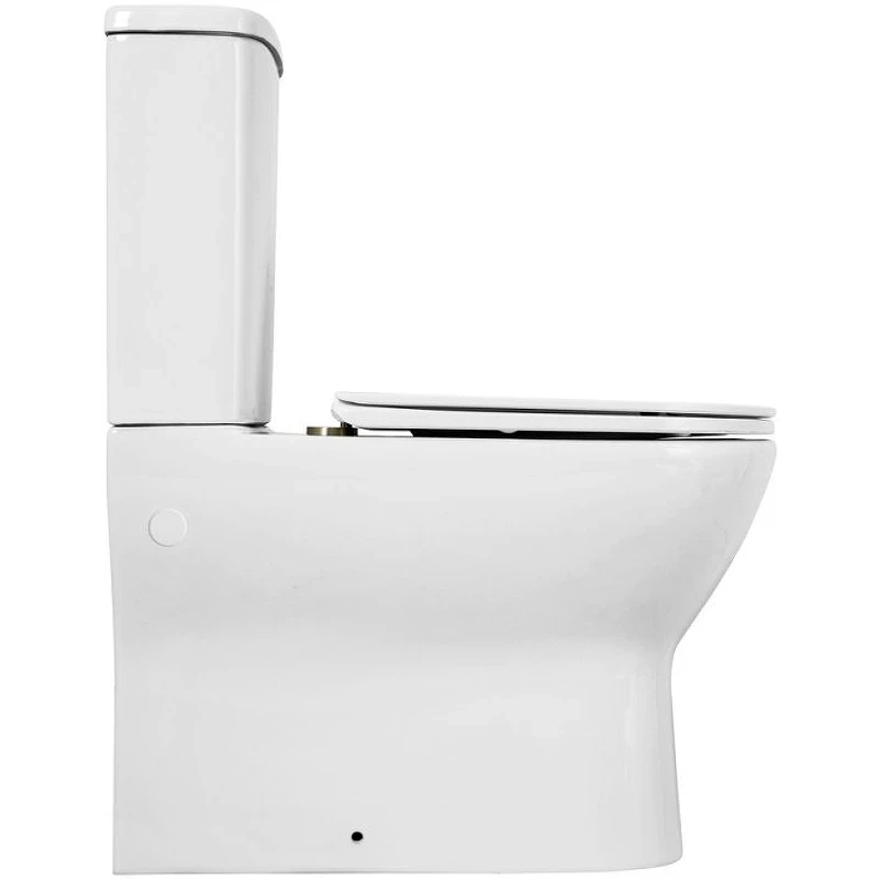Унитаз компакт BelBagno Energia BB8134CPR/SC без бачка с сиденьем Микролифт фаянс напольный