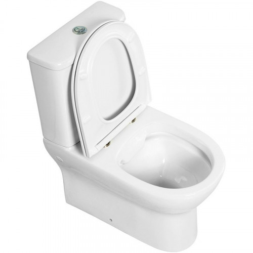 Унитаз компакт BelBagno Energia BB8134CPR/SC без бачка с сиденьем Микролифт фаянс напольный