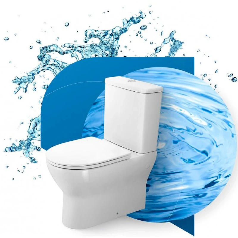 Унитаз компакт BelBagno Energia BB8134CPR/SC без бачка с сиденьем Микролифт фаянс напольный