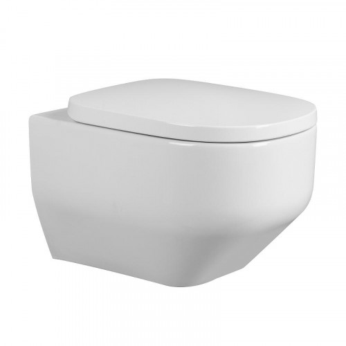 Унитаз Abber Rechteck AC1218 подвесной цвет Белый с сиденьем Микролифт