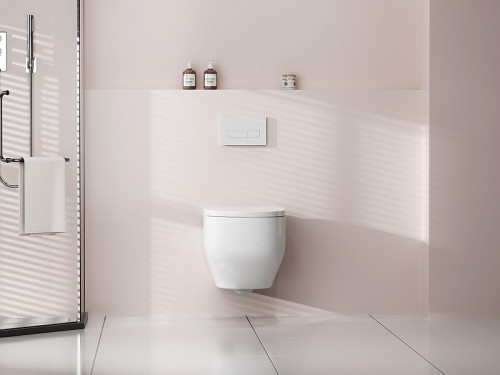 Унитаз Abber Rechteck AC1218 подвесной цвет Белый с сиденьем Микролифт