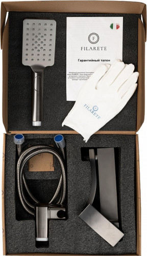 Смеситель для ванны FILARETE Waterfall FL2110BG цвет Графит