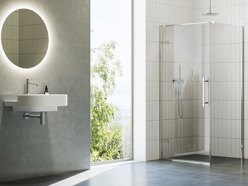 Душевая стенка Ravak Cool COPS-100 X9VVA0A00Z1 профиль Хром стекло Transparent