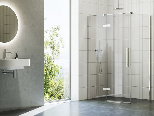 Душевая стенка Ravak Cool COPS-100 X9VVA0A00Z1 профиль Хром стекло Transparent