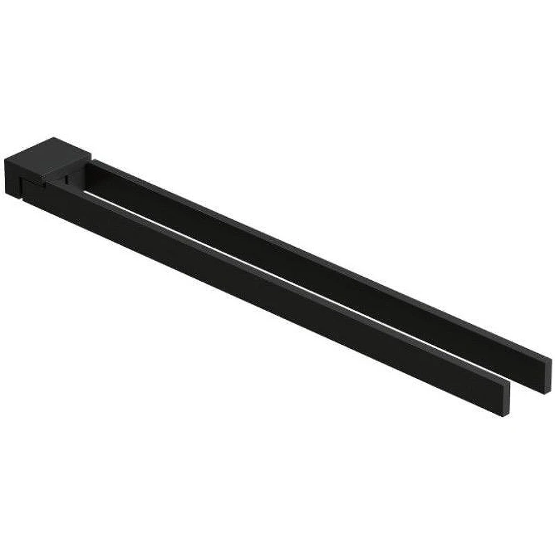 Полотенцедержатель Kludi Vela C 3197739 двойной Черный матовый