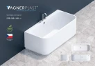 Акриловая ванна Vagnerplast Santopa 170х80 VPBV178STP9X-96 цвет Белый