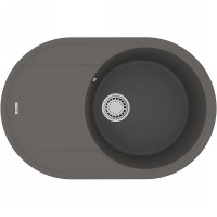 Кухонная мойка Lemark Lacha 720 9910059 Серый шелк искусственный камень (литьевой мрамор) встраиваемый