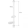 Душевая штанга Melodia della vita Standard Middle MKP20117BL Хром