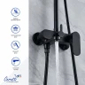 Душевая система Ceruttispa Орацио (Orazio II) RSMB CT12075 12075 цвет Черный матовый