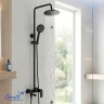 Душевая система Ceruttispa Орацио (Orazio II) RSMB CT12075 12075 цвет Черный матовый