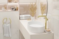 Раковина-чаша Deante Silia 55 CQS_AU6S Алебастр искусственный камень (литьевой мрамор) накладная