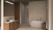 Раковина-чаша Deante Silia 55 CQS_AU6S Алебастр искусственный камень (литьевой мрамор) накладная