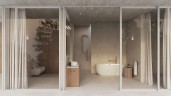 Раковина-чаша Deante Silia 55 CQS_AU6S Алебастр искусственный камень (литьевой мрамор) накладная
