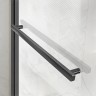 Душевой уголок Vincea Slim Soft 150x80 VSR-1SS8015CLGM профиль Воронная сталь стекло прозрачное