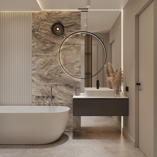 Тумба под раковину ЗОВ Кито Флавио 80 K80FL подвесная цвет Лиони PET