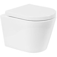 Унитаз BelBagno Flay-R BB053CHR/BB865SC подвесной с сиденьем Микролифт фаянс подвесной