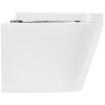 Унитаз BelBagno Flay-R BB053CHR/BB865SC подвесной с сиденьем Микролифт фаянс подвесной