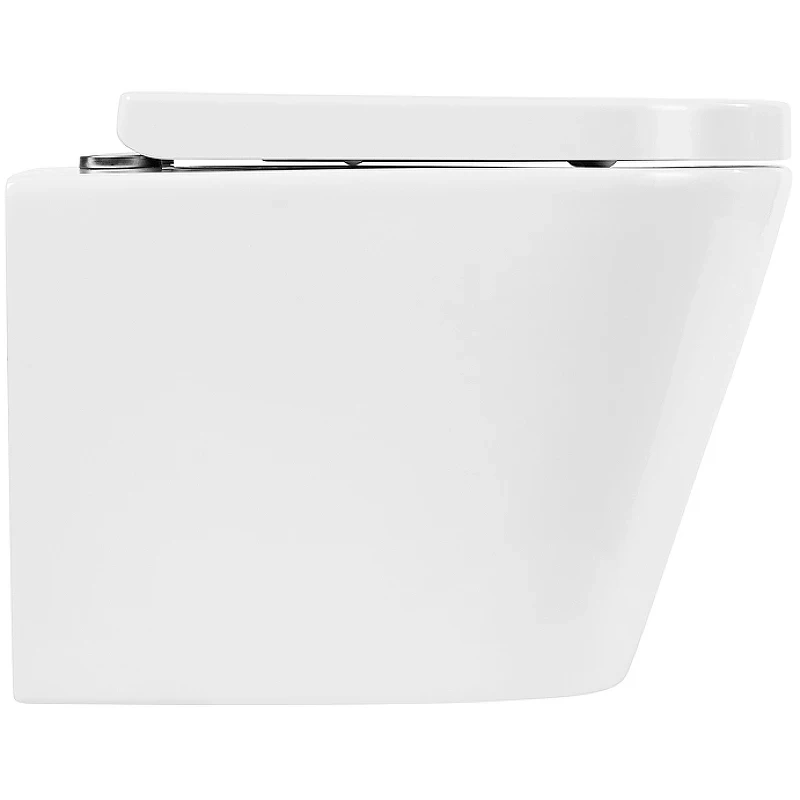Унитаз BelBagno Flay-R BB053CHR/BB865SC подвесной с сиденьем Микролифт фаянс подвесной