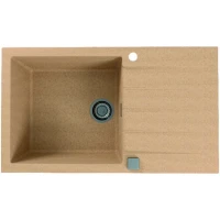 Кухонная мойка Alveus Granital Cadit 40 Beige G55 860x500 1132029 Бежевая искусственный камень (литьевой мрамор) встраиваемый