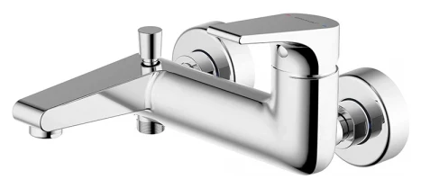 Смеситель для ванны Bravat Vega F6119177CP-01 Хром латунь на стену