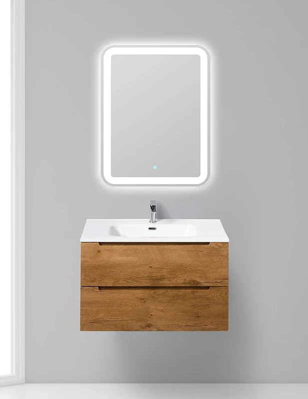 Тумба под раковину BelBagno Etna-H60 70 ETNA-H60-700-2C-SO-RN-P подвесная Rovere Nature МДФ / ЛДСП