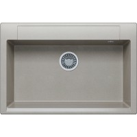 Кухонная мойка Polygran Argo-760 №14 575875 Серая искусственный камень (литьевой мрамор) встраиваемый