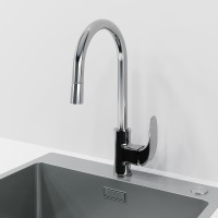 Смеситель для кухни Laparet Lisera Pro N2042402LPT Хром латунь