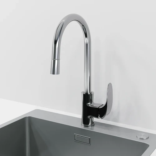 Смеситель для кухни Laparet Lisera Pro N2042402LPT Хром латунь