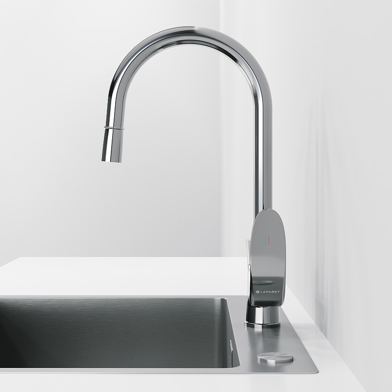 Смеситель для кухни Laparet Lisera Pro N2042402LPT Хром латунь