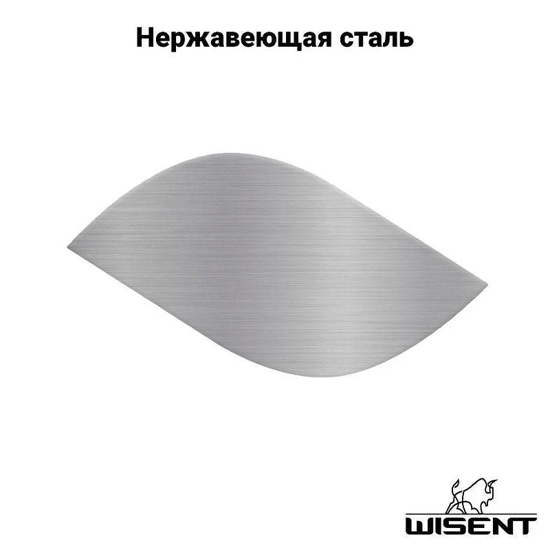 Кухонная мойка Wisent 78 WS37851-SL/WS-02-2 цвет Сатин