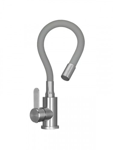 Смеситель для кухни Wisent W74004-9 цвет Сатин, Серый