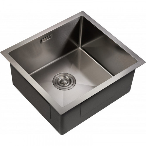 Кухонная мойка Milacio Denia 48 MC.77449 Вороненая сталь нержавеющая сталь встраиваемая сверху, встраиваемая снизу