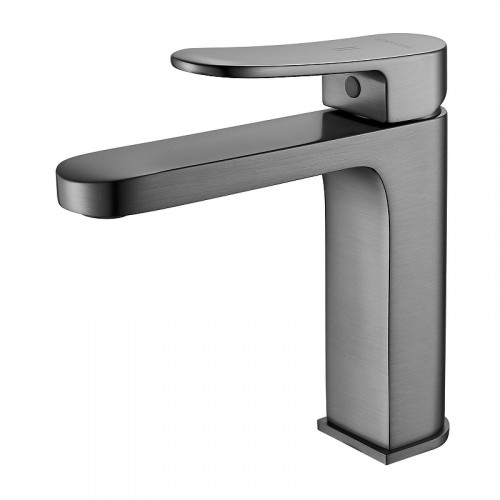 Смеситель для раковины Shevanik S4501T цвет Оружейная сталь