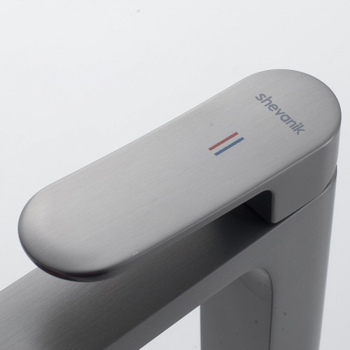 Смеситель для раковины Shevanik S4501T цвет Оружейная сталь