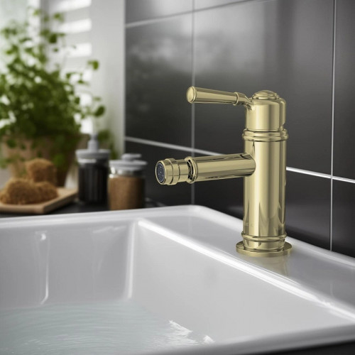 Смеситель для биде Aquatek Классик AQ1518PG Полированное золото латунь