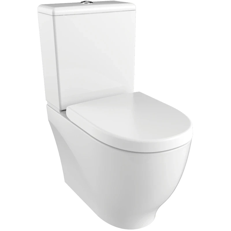 Унитаз компакт Creavit Mare MA361-11CB00E-0000 Белый без бачка и сиденья фарфор напольный