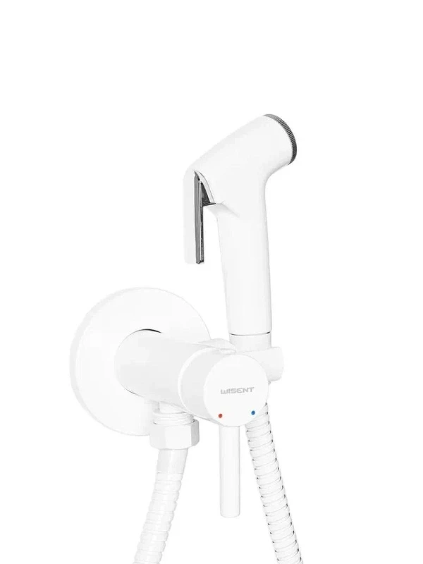 Гигиенический душ со смесителем Wisent WG5398W-2 цвет Белый