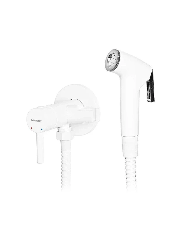 Гигиенический душ со смесителем Wisent WG5398W-2 цвет Белый