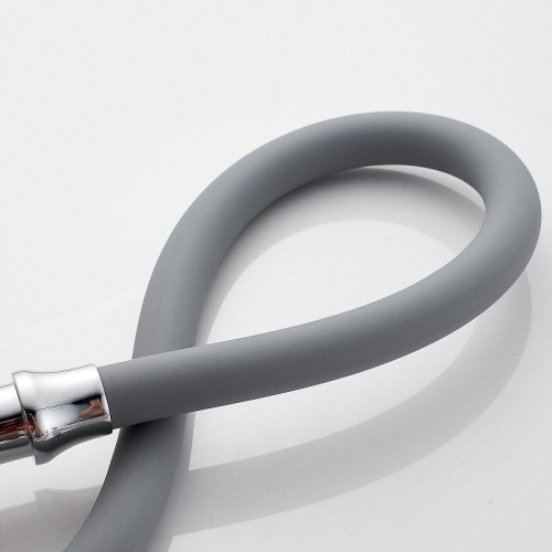 Смеситель для кухни Shevanik S743-9 цвет Хром Серый