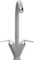 Смеситель для кухни Ulgran Classic U-011-310 Серый латунь