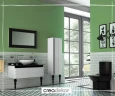 Унитаз компакт Creavit Lara LR360-11SI00E-0000 Черный без бачка и сиденья фарфор напольный